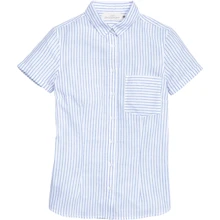 Рубашка H&M 4003834 52 белая с коротким рукавом: Состав Хлопок