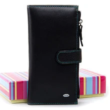 Женский кошелек Dr. Bond Rainbow черный (WRN-23 black): Пол Женский