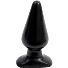 Анальная пробка Classic Butt Plug Large, черный, 10,6x5 см: Для кого Унисекс