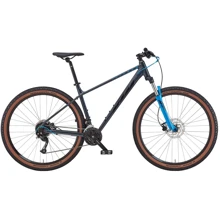 Велосипед KTM CHICAGO 271 27.5" рама S/38 серый (черно/синий) 2022/2023: Материал рамы Алюминий