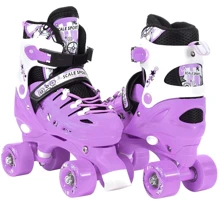 Раздвижные ролики квады Scale Sports. Violet (размер 29-33): Цвет фиолетовый