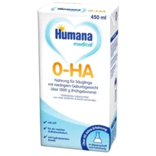 Рідка суміш Humana O-HA mit LC PUFA 450 мл з народження: Тип Суміші молочні