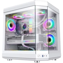 Корпус GameMax HYPE White: Форм-фактор материнской платы ATX/MicroATX