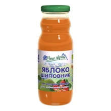 FLEUR ALPINE Сок органик яблоко-шиповник, 5 мес, 200мл (8717903004067): Тип Соки