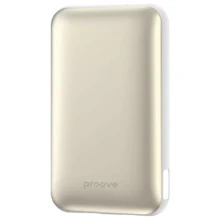 Внешний аккумулятор Proove Power Bank 10000mAh Vibe Energy Plus 22.5W White/Gold (PBVE15012202): Количество USB 2