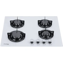 Варочная поверхность газовая Pyramida PFG 646 White: Размеры для встраивания (ШxГ) 55x47 см