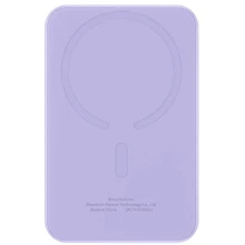 Внешний аккумулятор Baseus Power Bank 5000mAh Magnetic Wireless 20W Purple (P10022107513-00): Количество USB 1