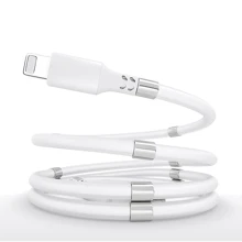 Кабель SuperCalla Cable USB-С to Lightning magnetic White 0.9m: Тип USB-C - Lightning
