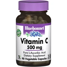 Bluebonnet Nutrition Vitamin С, 500 mg, 90 Vegetable Capsules (BLB0510): Тип вітамін C
