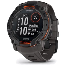 Смарт-часы Garmin Instinct 3 Solar 50mm Black with Charcoal Band (010-02935-00): Дисплей 1.1" Transflective (176x176)