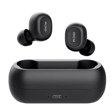 Навушники QCY T1C Black: Тип конструкції вакуумні