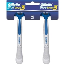 Gillette Blue Simple3 Станки для бритья одноразовые 2 шт.: Вид Бритвенные станки