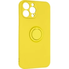 Чехол для iPhone ArmorStandart Icon Ring Yellow for iPhone 13 Pro Max (ARM68678): Цвет желтый