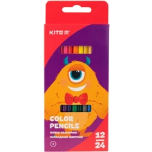Олівці кольорові двосторонні Kite Jolliers Jumbo K19-054-5, 12 шт.: Тип кольорові