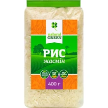 Рис Жасмин, Natural Green, 400 г (WT3146): Вес нетто 400 г