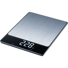 Весы кухонные Beurer KS 34 XL Stainless Steel: Тип конструкции с плоской платформой