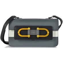 Женская сумка кросс боди Furla Bellaria Mini серая (984414): Пол Женский