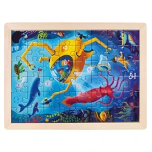 Пазл Hape Океан з розфарбуванням (E1643): Тип пазл