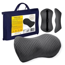 Ортопедична подушка 4FIZJO Black для спини 48x23 см (P-5907739318749): undefined undefined