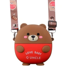 Сумка PRC на плечо Bear Fat 15x13x4.4 red: Тип Сумка