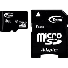 Карта пам'яті Team 8GB microSDHC Class 10 (TUSDH8GCL1002): Тип карти microSDHC