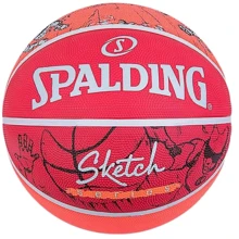 Мяч для игры Spalding Sketch Drible баскетбольный Уни 7 (84381Z): Вид Баскетбольные