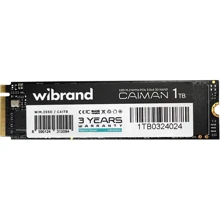 Wibrand Caiman 1TB M.2 NVMe (WIM.2SSD/CA1TB): Тип накопичувача внутренний