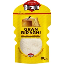 Сыр пармезан тертый Biraghi Gran, 100г: Вес нетто 100 г