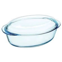 Жаропрочное стекло Pyrex Essentials 3 л (459A000) с крышкой: Форма круглая