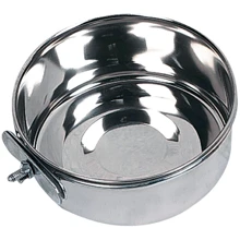 Кормушка для грызунов и птиц Flamingo Feeding Bowl With Nut навесная с гайкой 0.58 л 12 см: undefined undefined