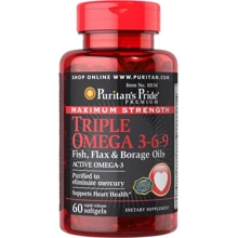 Puritan's Pride Maximum Strength Triple Omega 3-6-9 Fish, Flax & Borage Oils 60 caps: Тип Омега 3-6-9