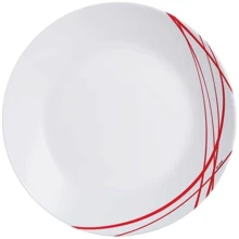 Тарелка ARCOPAL DOMITILLE ROUGE 25см обед. (P3347): Тип Тарелка обеденная