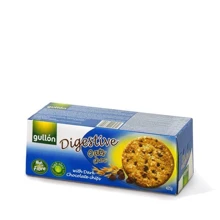 Печиво Gullon Digestive вівсяне з шоколадними крихтами, 425г: Вага нетто 425 г