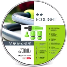 Набор Cellfast поливочный Ecolight 20 м 1/2" + комплект соединителей (10-190): Тип шланг садовый