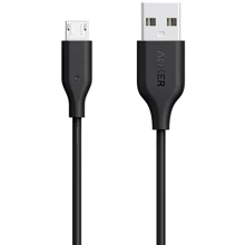 Кабель ANKER USB Cable to microUSB Powerline V3 90cm Black (A8132H12): Тип USB Cable - microUSB
