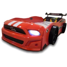 Детская кровать-машина Dream car с подсветкой, красный (B300.02.01): Тип подростковая
