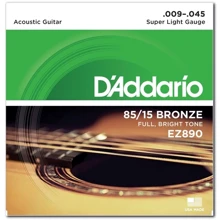 Струна для гитар Струны D'ADDARIO EZ890 85/15 BRONZE SUPER LIGHT (09-45): Тип Комплект струн