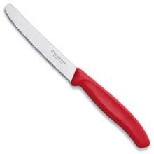 Victorinox (6.7831) SwissClassic 10см хвиль. червоний: Лезо нержавіюча сталь