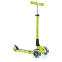 Самокат GLOBBER серии PRIMO FOLDABLE LIGHTS, зеленый, колеса с подсветкой, до 50кг, 3+ (432-106-2): Количество колес 3