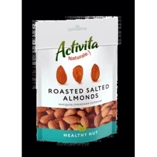 Миндаль жареный соленый Activita Healthy nut 120 г (4820240031383): Вес нетто 120 г