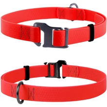 Ошейник WAUDOG Waterproof водостойкий, пряжка крючок 25 мм 35-70 см красный (27193): Производитель WAUDOG