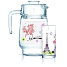 Набір для напоїв Luminarc Haute Couture Pink 7 пр. (Q3728): Тип Набір для напоїв