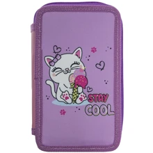 Пенал CLASS Сool Kitten 2 відділення (25302C): Стать для дівчаток