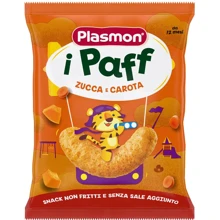 Снеки Plasmon Baby Puffs кукурузные с тыквой и морковью 15 г (1136170): Тип Снеки