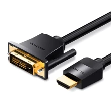 Кабель и переходник Vention DVI - HDMI (M/M) 1 м Black (ABFBF): Тип кабель