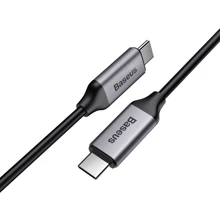 Кабель Baseus Cable USB-C to USB-C C-Video 4.3A 1.2m Black (CATCY-C0G): Тип USB-C - USB-C