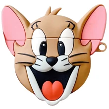 Чехол для наушников TPU Case Tom & Jerry Brown for Apple AirPods: Тип Чехол