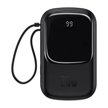 Внешний аккумулятор Baseus Power Bank 20000mAh with Lightning Cable Q Pow Display 20W Black (PPQD-H01): Количество USB 3