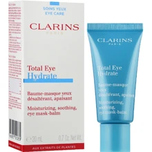 Clarins Total Eye Hydrate Moisturizing Soothing Eye Mask-Balm Увлажняющая и успокаивающая маска-бальзам для кожи вокруг глаз 20ml: Назначение Лифтинг, Укрепление, Увлажнение