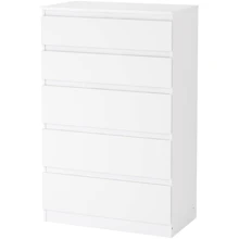 Комод с 5 ящиками ІКЕА KULLEN 70х112 см белый (20393662): undefined undefined